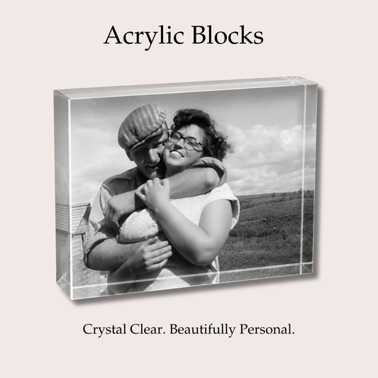 Acrylic Photo Block – (Desk Display)