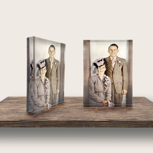 Acrylic Photo Block – (Desk Display)