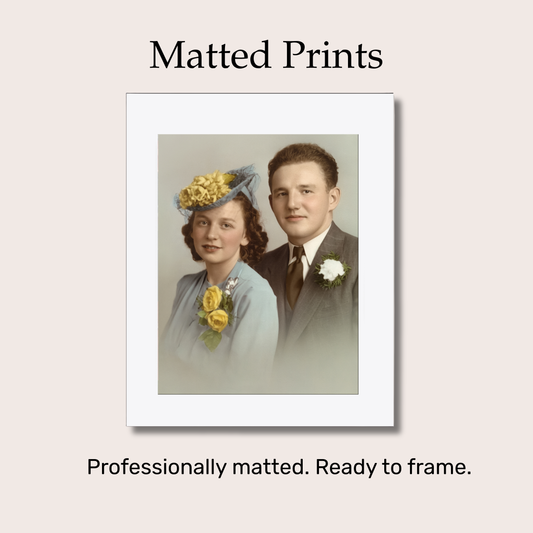 Matted Prints - Ready to Frame
