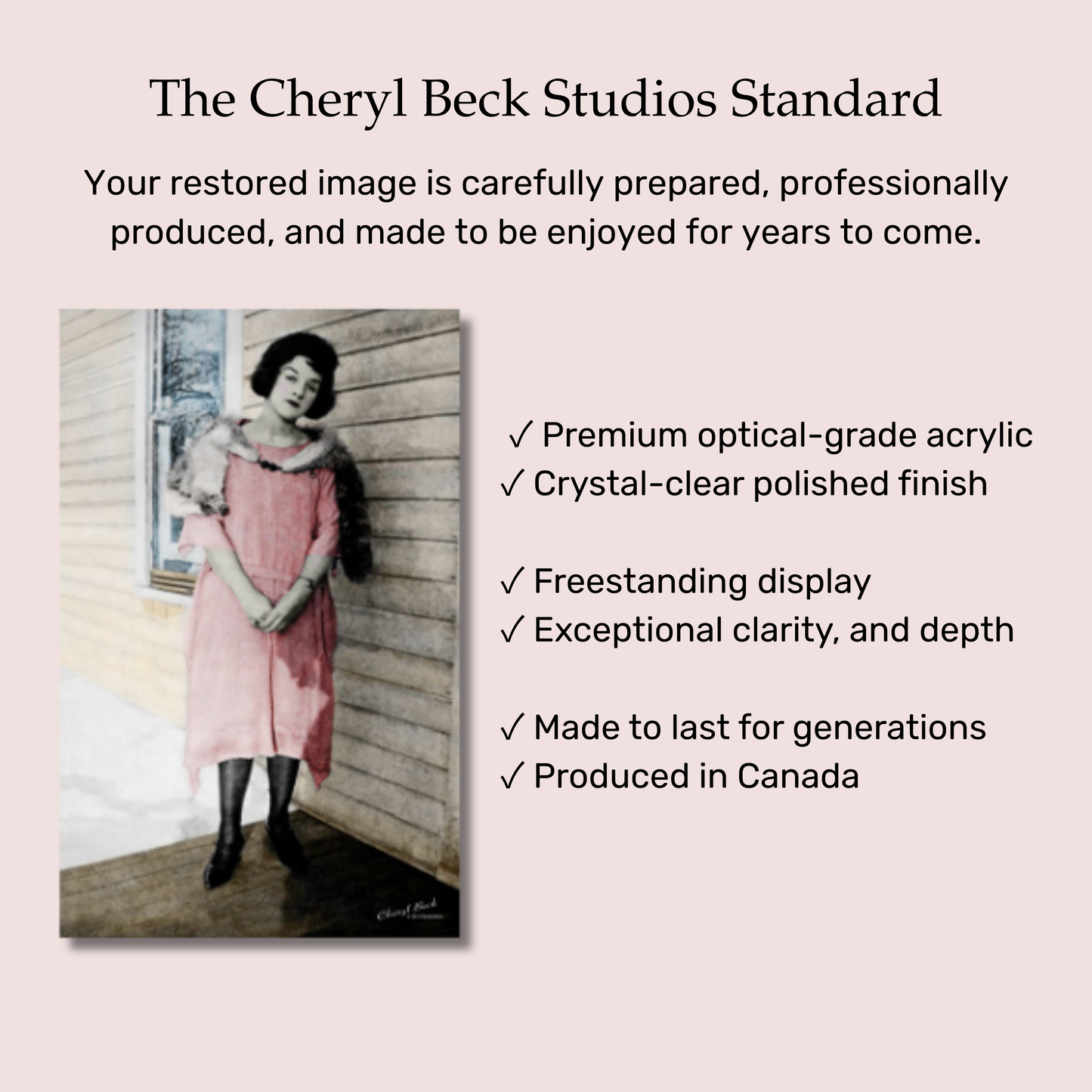 Acrylic Photo Block – (Desk Display)