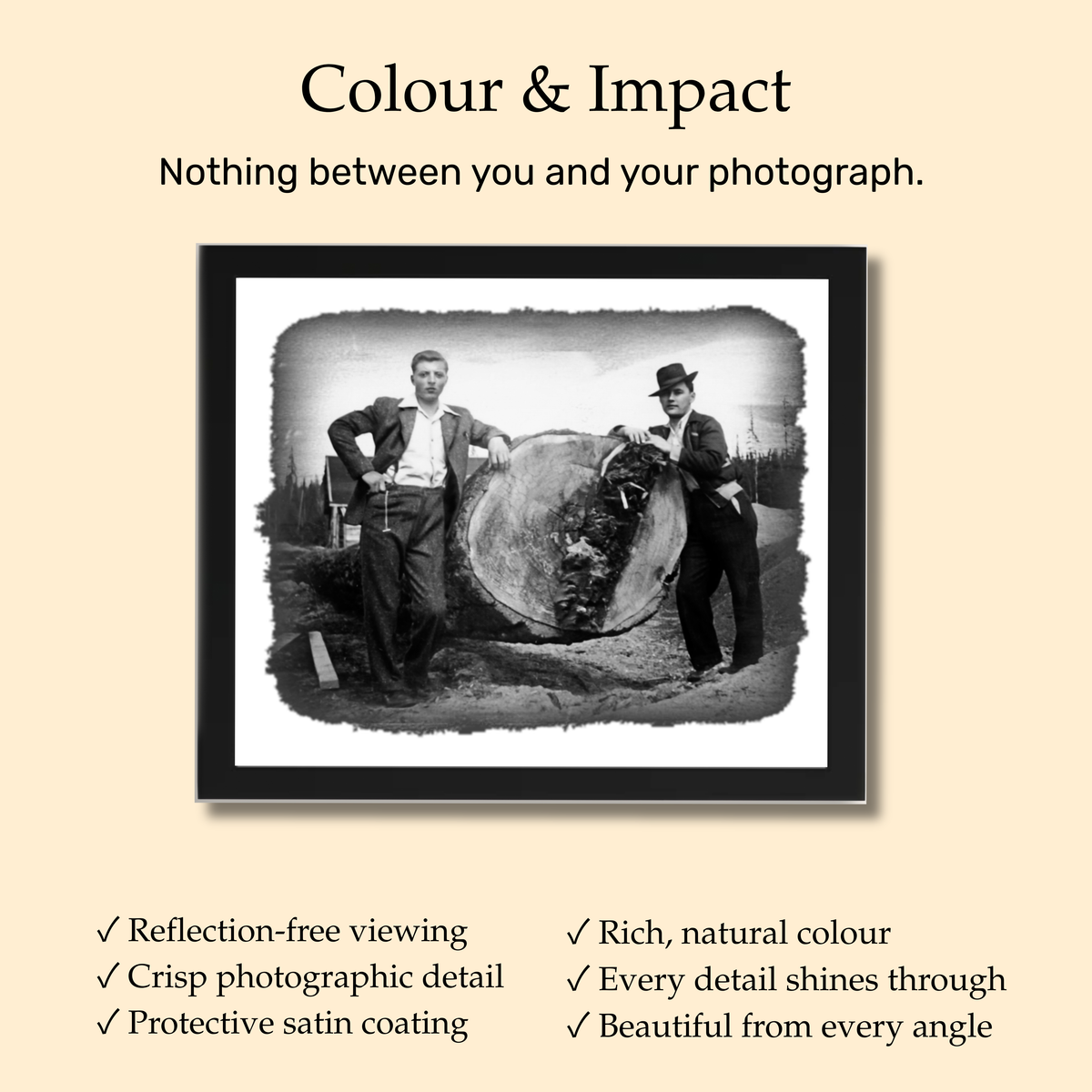 Glass-Free Framed Print
