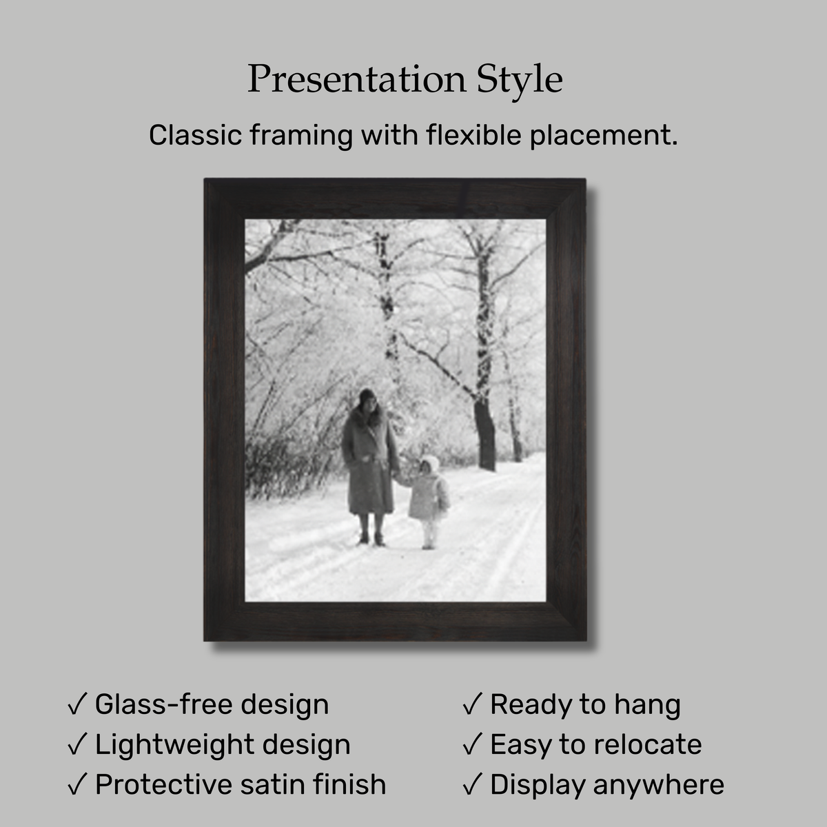 Glass-Free Framed Print