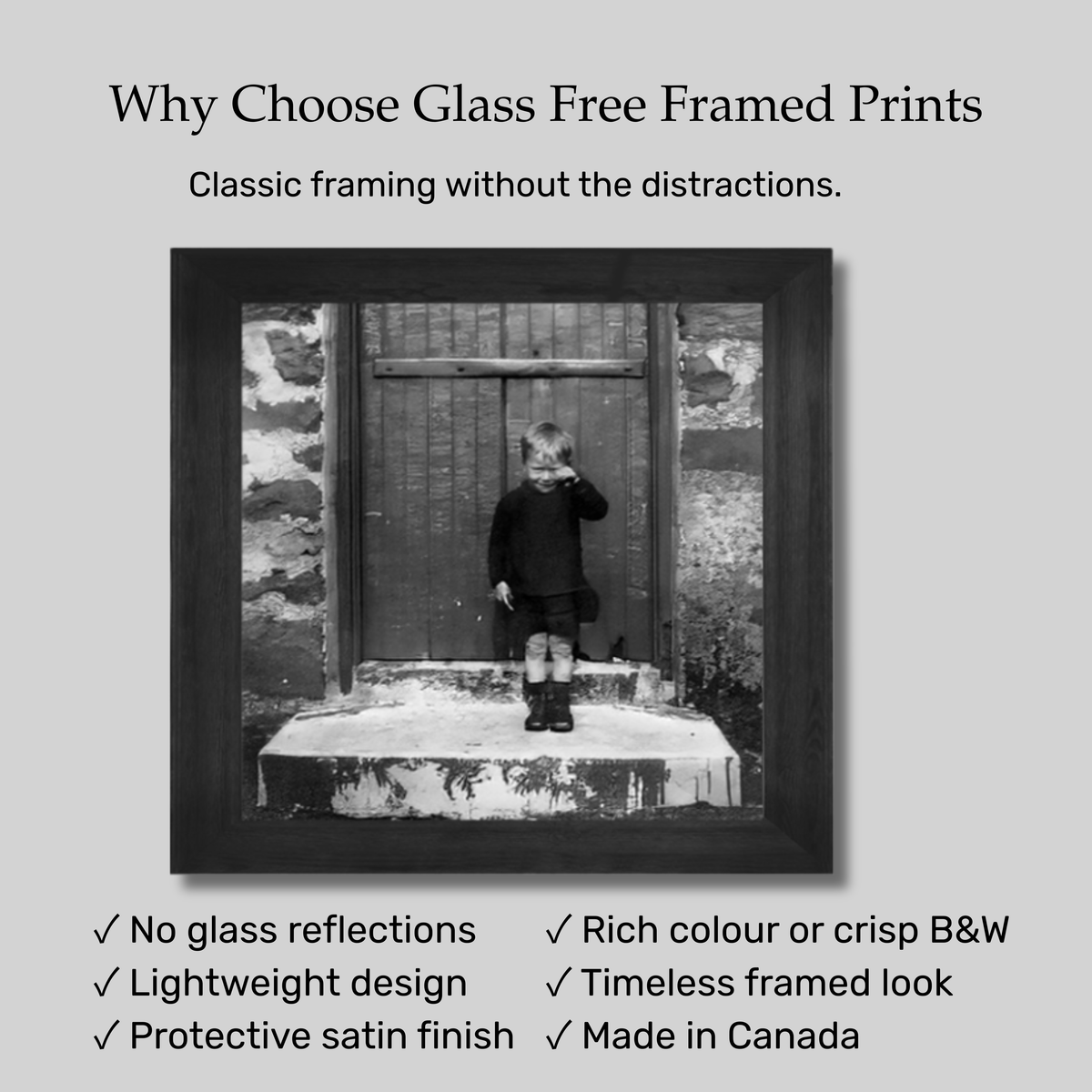 Glass-Free Framed Print