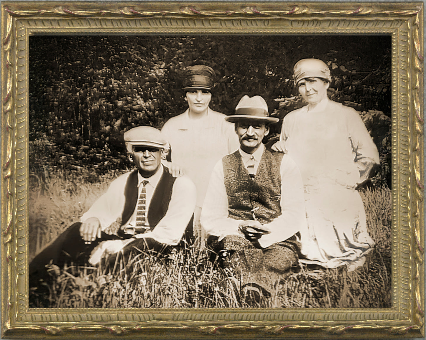 Vintage Bardot Frames with Convex Glass