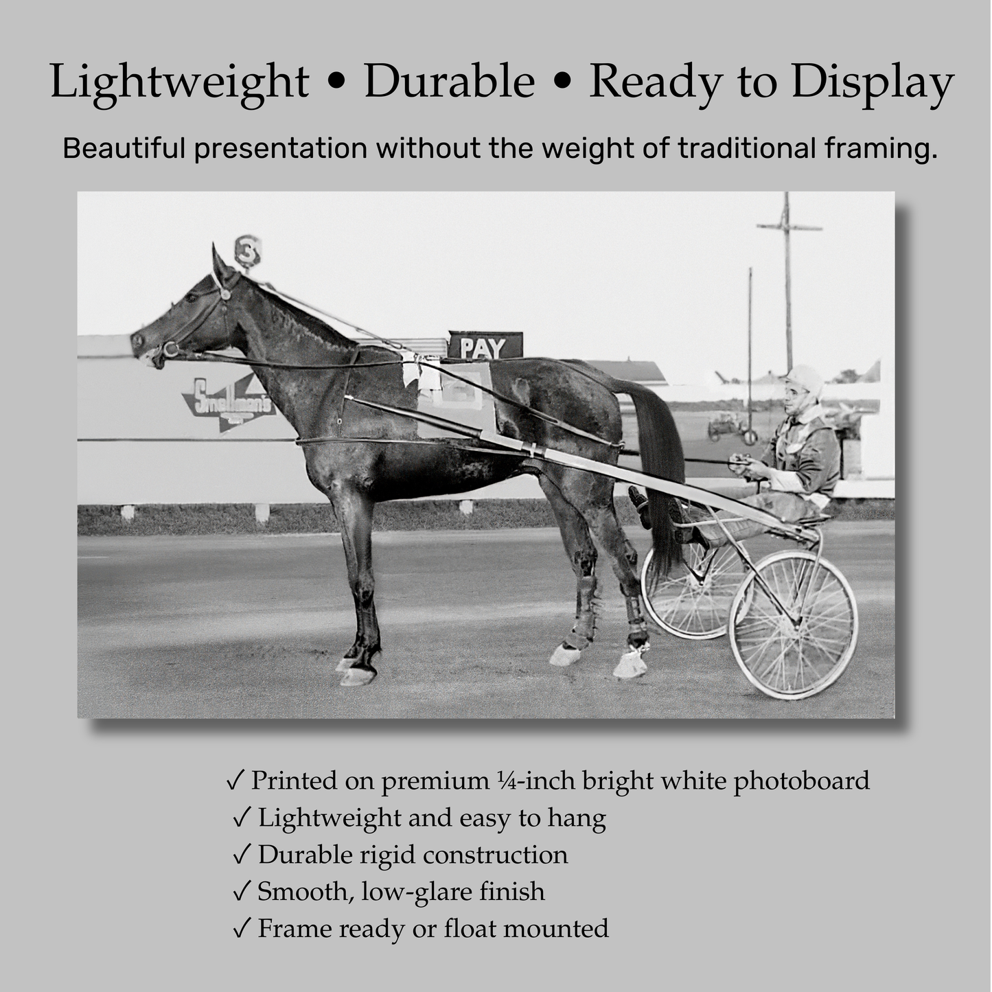 Photoboard Prints — Frame Ready or Float Mounted