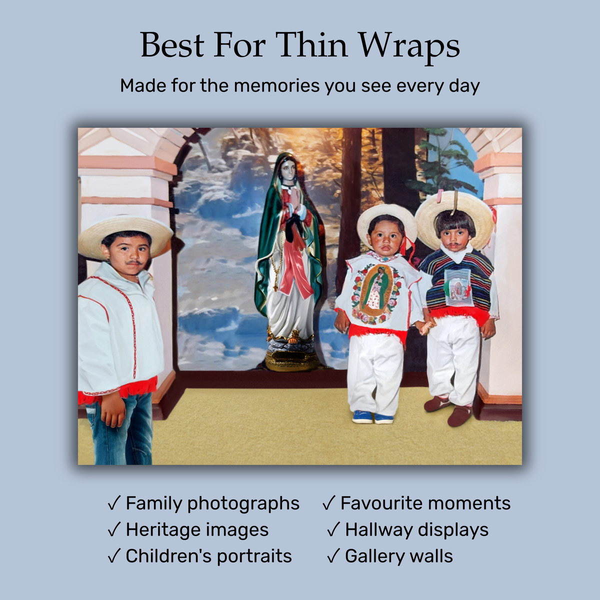 Thin Wraps — Lightweight Wall Display
