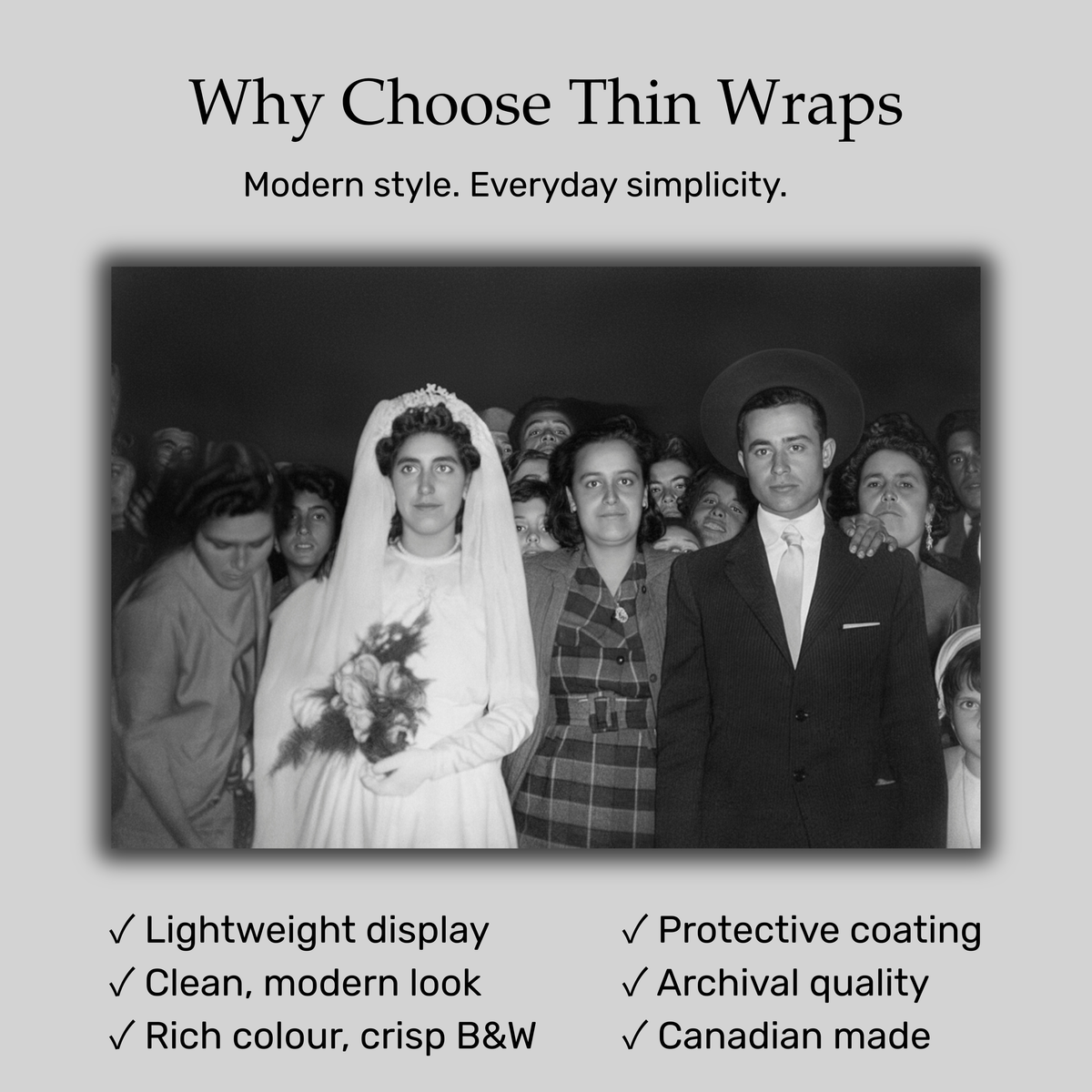 Thin Wraps — Lightweight Wall Display