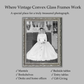 Vintage Convex Glass Frames – (Desk Display)