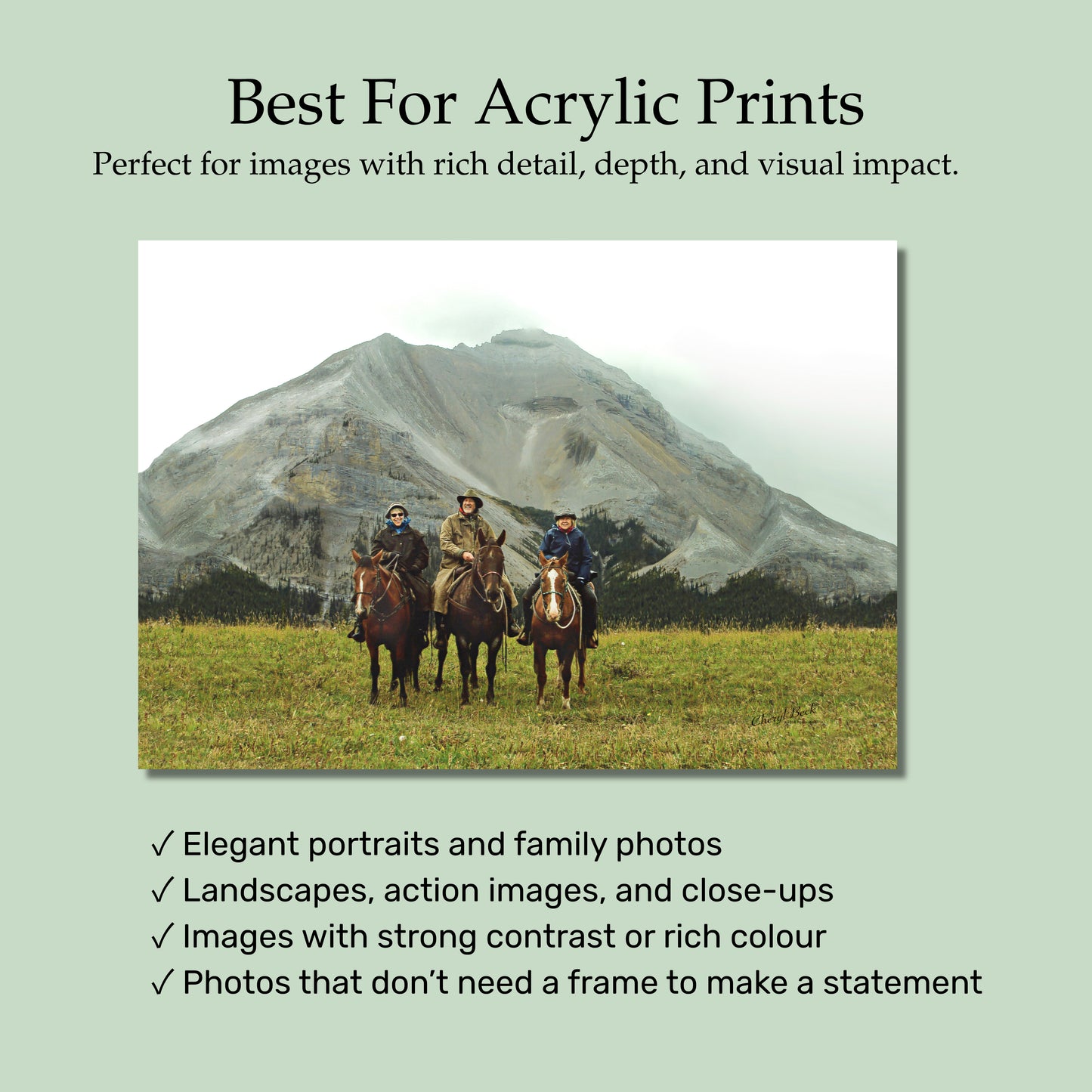 Acrylic Prints - Float Mounted