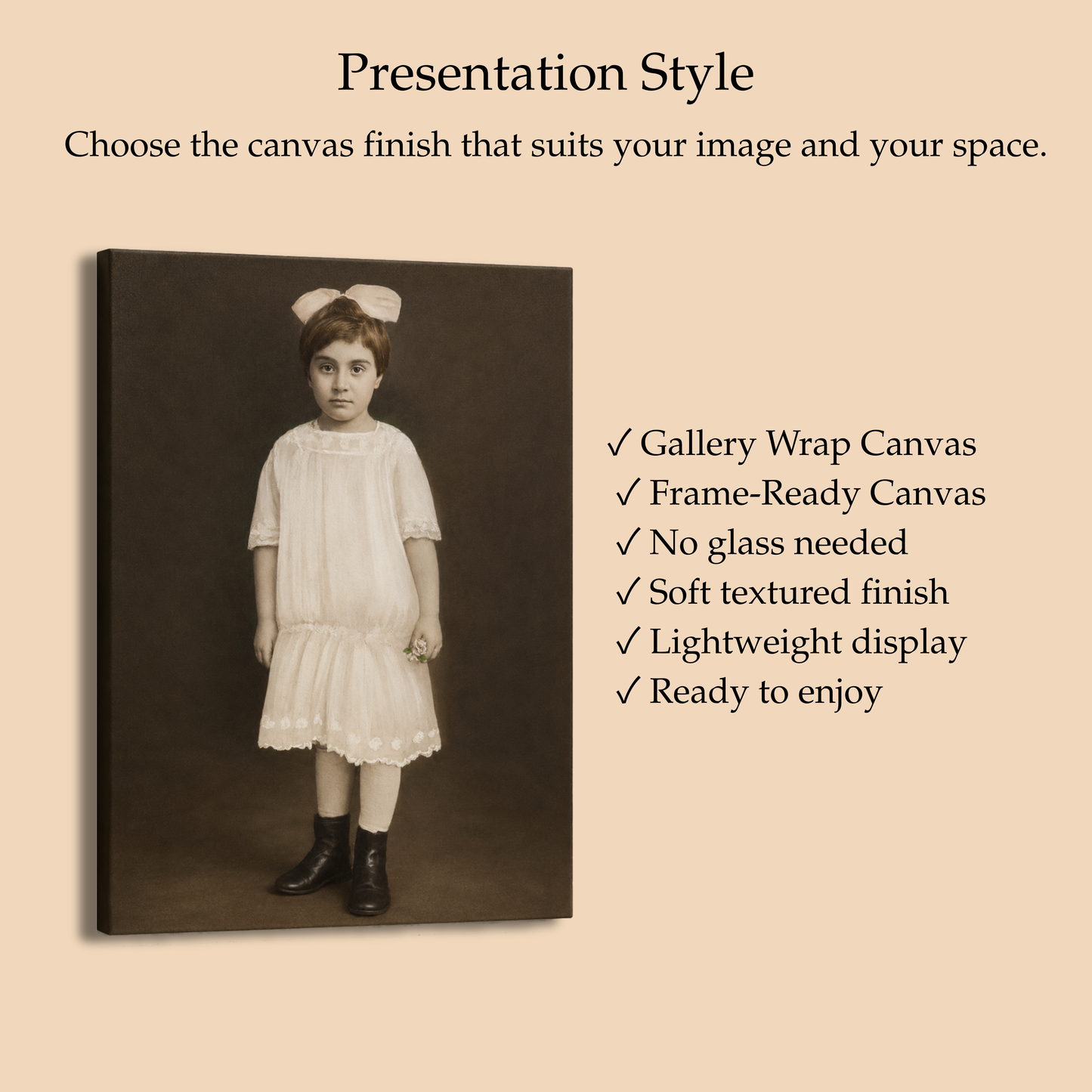Canvas Prints - Gallery Wrap, Frame Ready