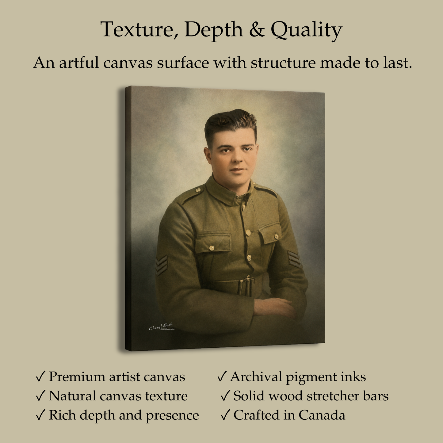 Canvas Prints - Gallery Wrap, Frame Ready