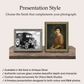Vintage Convex Glass Frames – (Desk Display)