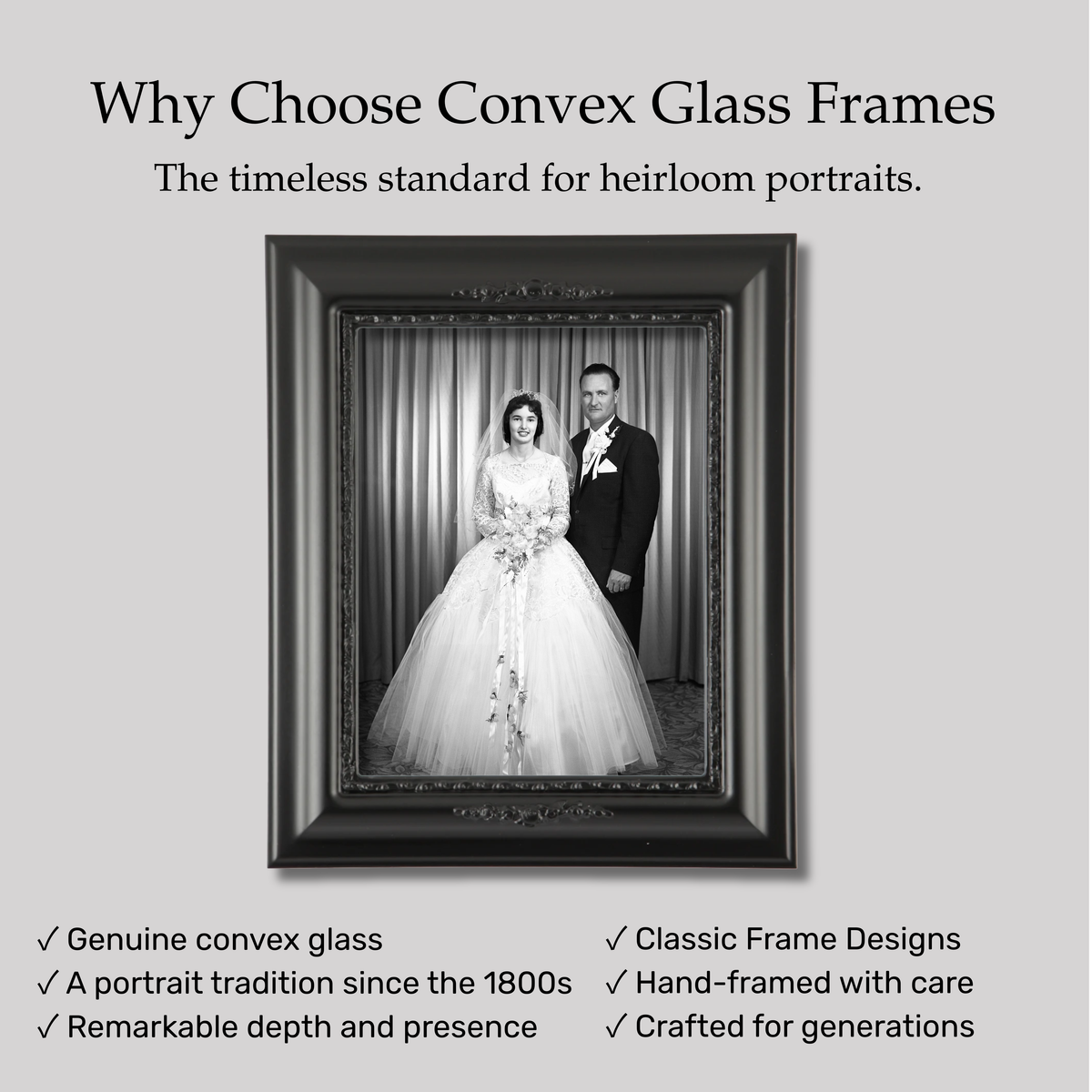 Convex Glass Frames