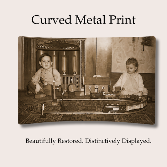 Curved Metal Print –(Desk Display)