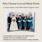 Curved Metal Print –(Desk Display)