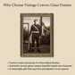 Vintage Convex Glass Frames – (Desk Display)