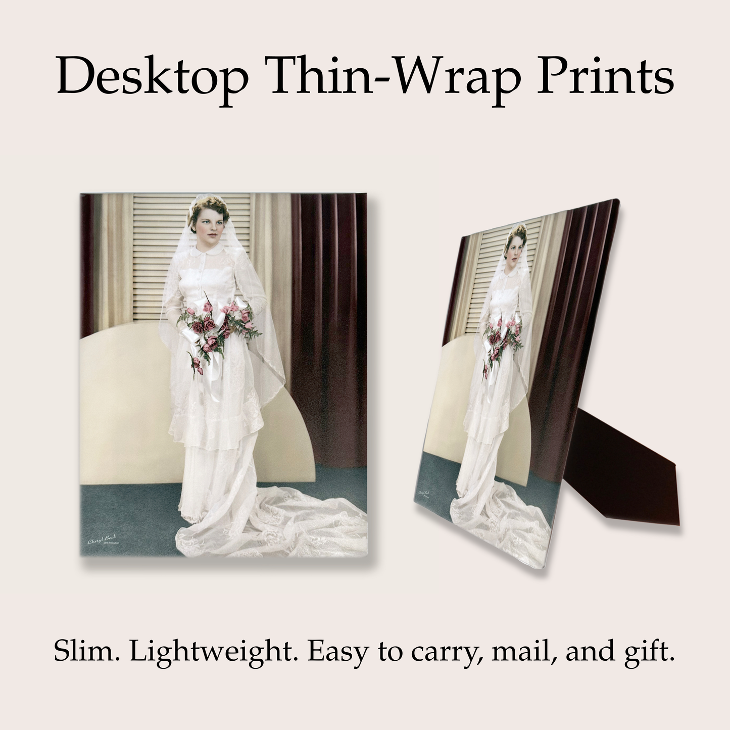 Thin Wrap - (Desk Display)