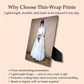 Thin Wrap - (Desk Display)