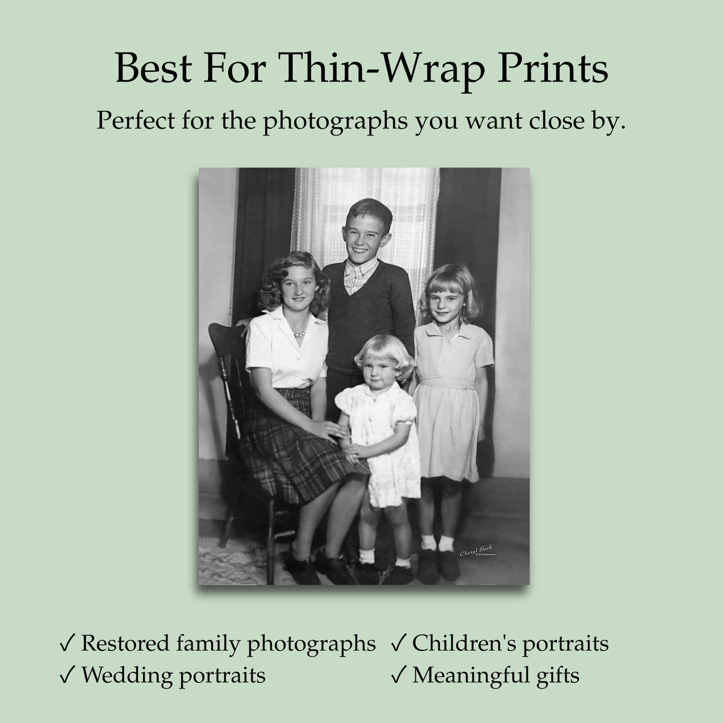 Thin Wrap - (Desk Display)