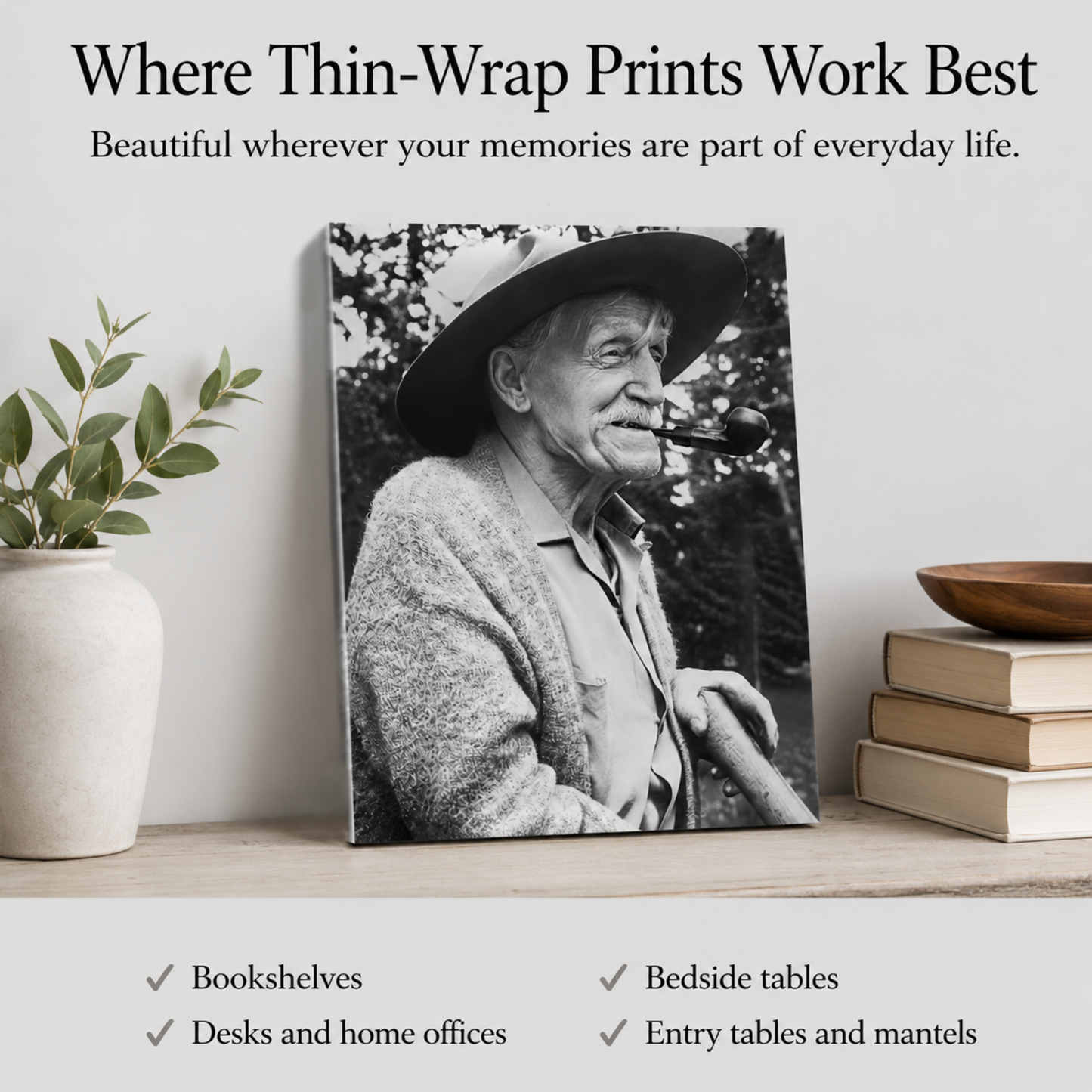 Thin Wrap - (Desk Display)