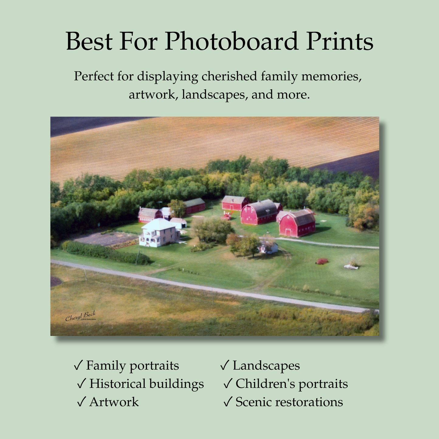 Photoboard Prints — Frame Ready or Float Mounted