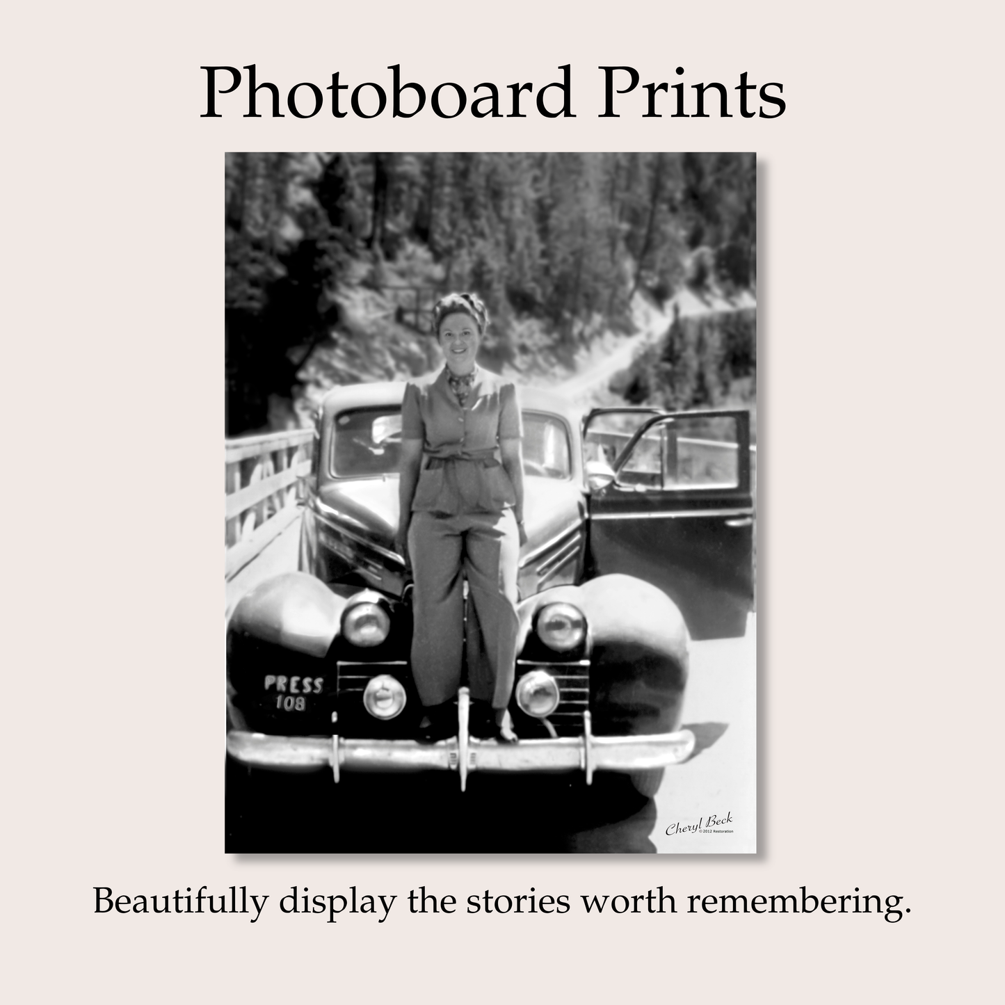 Photoboard Prints — Frame Ready or Float Mounted