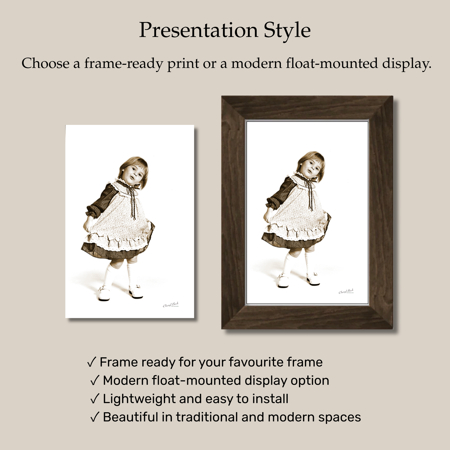 Photoboard Prints — Frame Ready or Float Mounted
